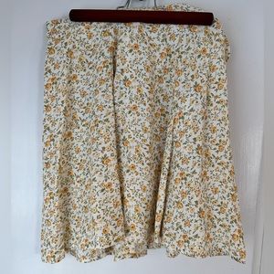Reformation Floral Mini Skirt